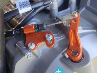 Final install, note the position of the green mark is similar to the factory install